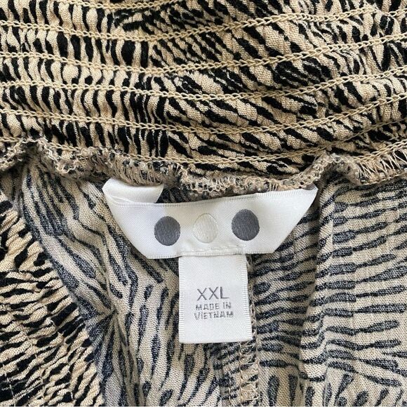 Three Dots Shorts XXL Stretch Elastic Waistband Flowy Rayon Vacation - Picture 4 of 9